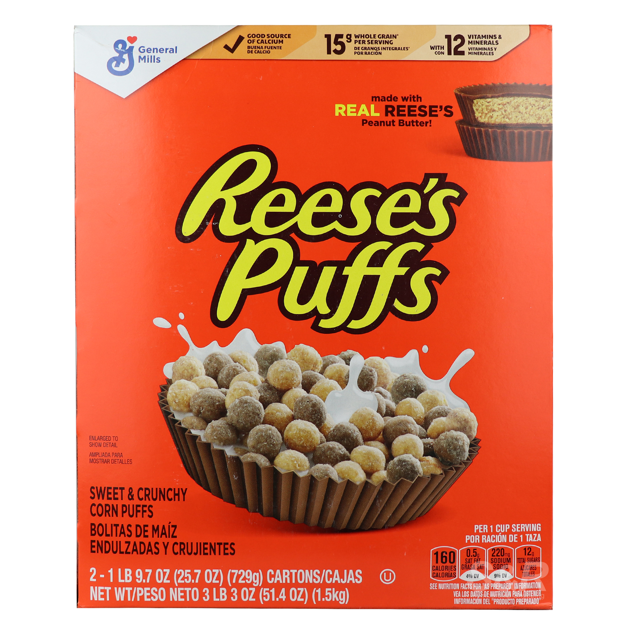 General Mills Reese's Puffs 1.5kg General Mills Reese's Puffs 1.5kg
